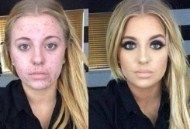 عکس هایی از قبل و بعد از آرایش / وقتی دیدید تعجب نکنید